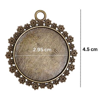Pendant Antique Bronze Modal 142