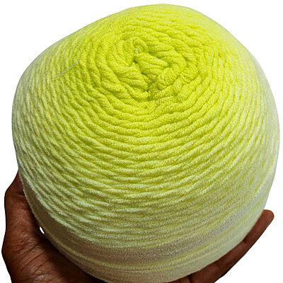 Milk Cotton Cake Yarn- Green Yellow