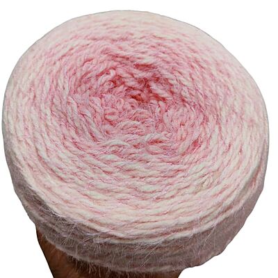 Soft Ombre Cake Yarn- Lite Pink Soft Ombre Cake Yarn- Lite Pink