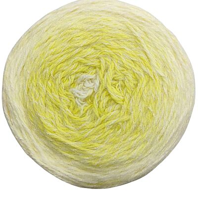 Soft Ombre Cake Yarn- Lime Yellow