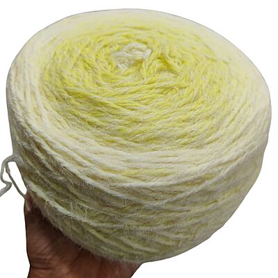 Soft Ombre Cake Yarn- Lime Yellow