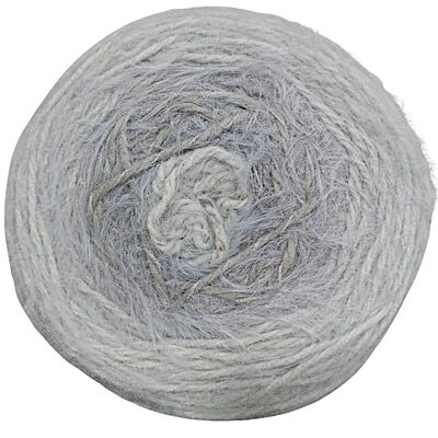 Soft Ombre Cake Yarn- Grey