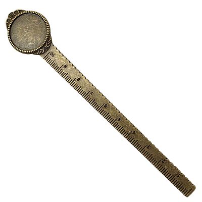 Antique Bronze Book Mark Modal 120