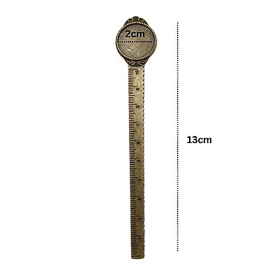 Antique Bronze Book Mark Modal 120