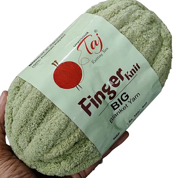 Taj Finger Knit Yarn -04 Lite Fern Green Taj Finger Knit Yarn -04 Lite Fern Green