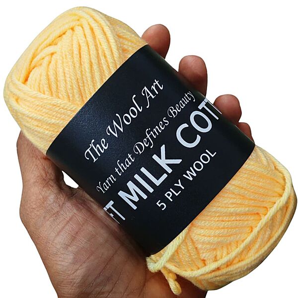Soft Milk Cotton 23 Sunglow Yellow