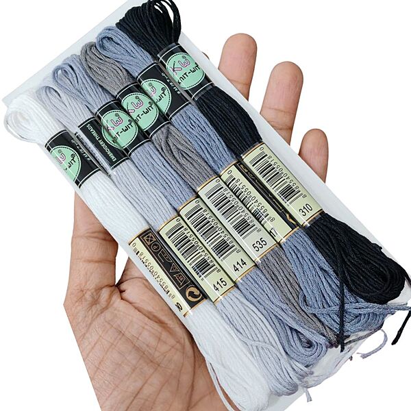 Airo Embroidery Thread Set Grey family Airo Embroidery Thread Set Grey family