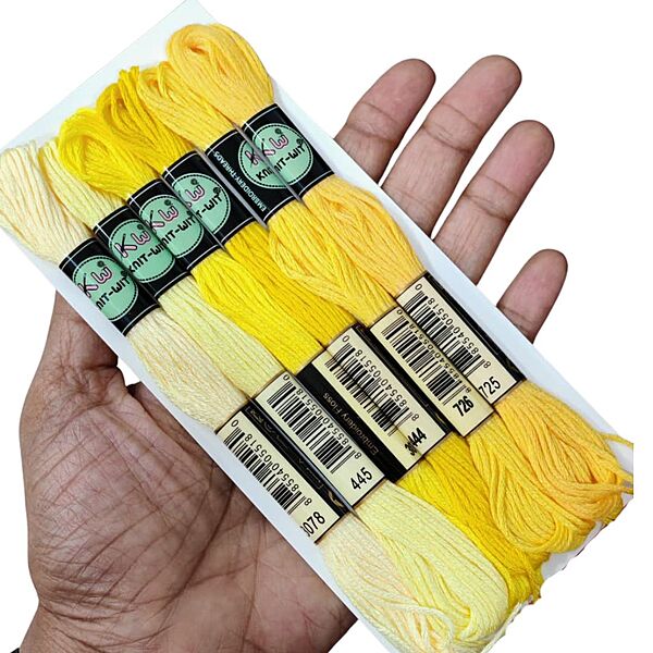 Airo Embroidery Thread Set Yellow family Airo Embroidery Thread Set Yellow family