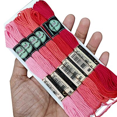 Airo Embroidery Thread Set Red family