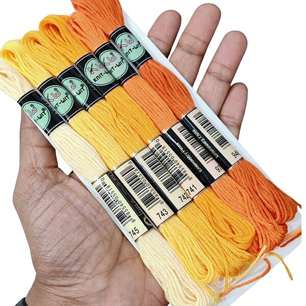 Airo Embroidery Thread Set Orange family Airo Embroidery Thread Set Orange family