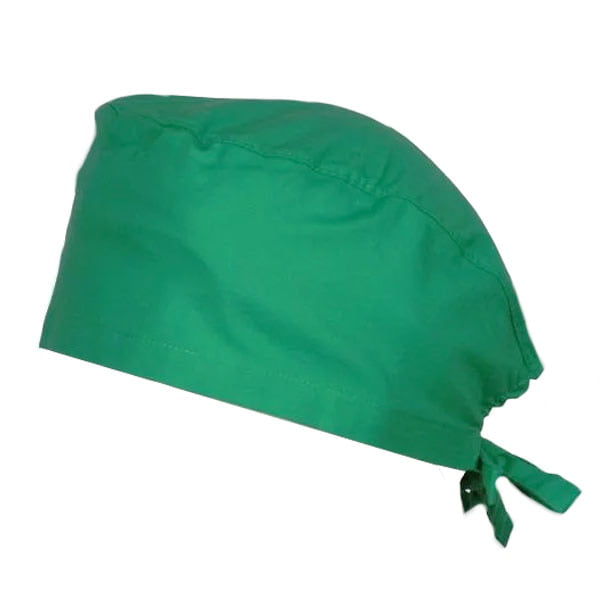 Surgical Green Cloth Surgeon Cap – Adjustable Cotton OT Cap