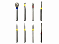 NewDiamond Composite Resin FG Airotor Bur Kit Pack of 8 Burs FG-114
