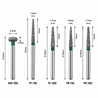 NewDiamond Regular Coarse Sand FG Airotor Bur Kit