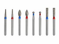NewDiamond Zirconia Contouring & Finishing Diamond Bur Kit Pack of 8 Burs
