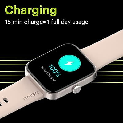 Noise ColorFit Pulse Grand Smart Watch with 1.69"(4.29cm) HD Display, 60 Sports Modes, 150 Watch Faces, Fast Charge, Spo2, Stress, Sleep, Heart Rate Monitoring & IP68 Waterproof