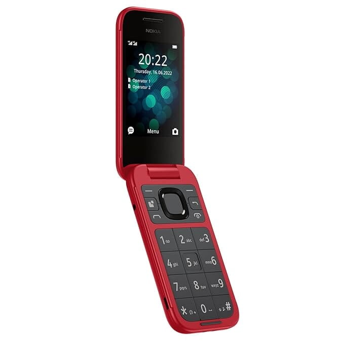 Nokia 2660 Flip 4G Volte keypad Phone with Dual SIM, Dual Screen, inbuilt MP3 Player & Wireless FM Radio