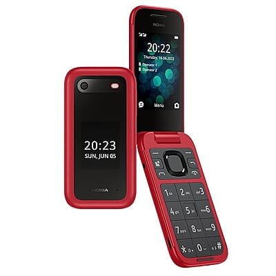 Nokia 2660 Flip 4G Volte keypad Phone with Dual SIM, Dual Screen, inbuilt MP3 Player & Wireless FM Radio