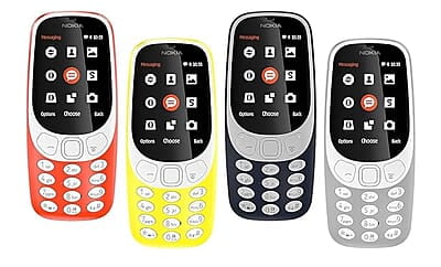 Nokia 3310 Dual SIM Keypad Phone with MP3 Player, Wireless FM Radio and Rear Camera