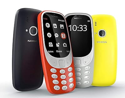 Nokia 3310 Dual SIM Keypad Phone with MP3 Player, Wireless FM Radio and Rear Camera