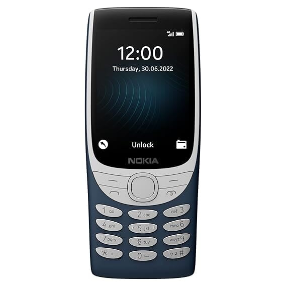 Nokia 8210 4G Volte keypad Phone with Dual SIM, Big Display, inbuilt MP3 Player & Wireless FM Radio