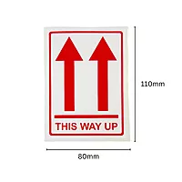 Pack of 3 This Way UP Self-Adhesive Labels 80x110mm