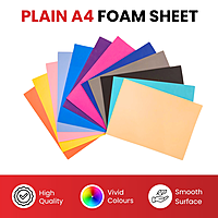 Pack of 10 A4 Dark Blue Coloured EVA Foam Sheets