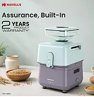 Havells NutriGrind Stone-Based Atta Mill | 400W Domestic Flour Mill For Home