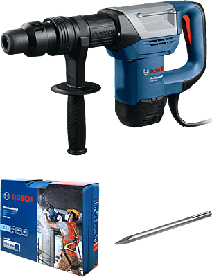SDS Max Concrete Demolition Hammer Machine, 5Kg GSH500Max Electric 06113387F0: Bosch SDS Max Concrete Demolition Hammer Machine, 5Kg GSH500Max Electric 06113387F0: Bosch