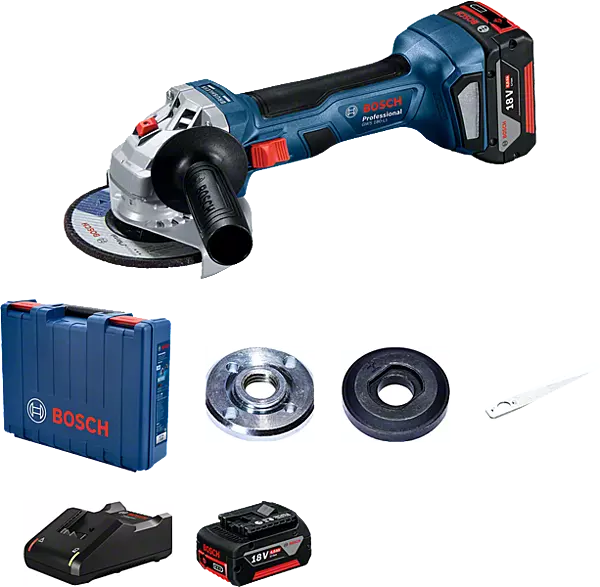Bosch GWS 180-LI Cordless Angle Grinder Set (PART NO.-06019H90F0)