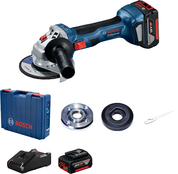Bosch GWS 180-LI Cordless Angle Grinder Set (PART NO.-06019H90F0)