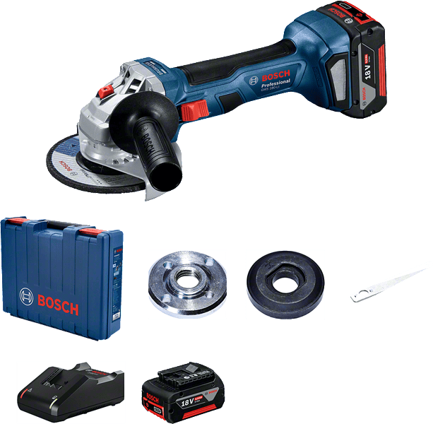 Bosch GWS 180-LI Cordless Angle Grinder Set (PART NO.-06019H90F0)