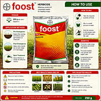 Bayer Foost Herbicide | Vetrivel Agro Services