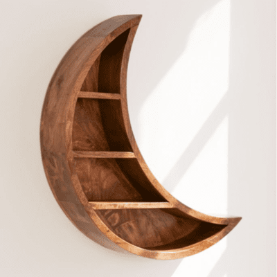 Woodenlia Moon Wall Shelf Woodenlia Moon Wall Shelf