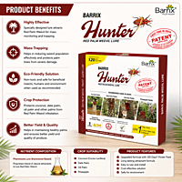Barrix Hunter Red Palm Trap and Lure | Vetrivel Agro Services