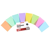 Pack of 8 A5 Plain Assorted Coloured Dyslexia Overlay Reading Sheets â€“ PET Material, Rounded Corners