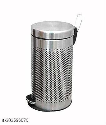 SS PEDAL BIN 8X12