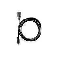 Official Micro-HDMI (Male) to Standard HDMI (Male) Black Cable-2m for Raspberry Pi