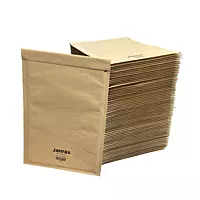 Bubble Lined Size 4/G Padded Brown Postal Envelope by Janrax