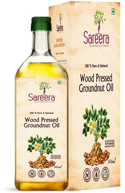 WOOD PRESSED Groundnut Oil