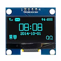 GoldenMorning 1.3 Inch I2C IIC 4pin OLED Display Module with VCCGND-Blue