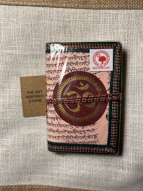 Kaagaz Handcrafted Pocket Notebook | 'Om' Print