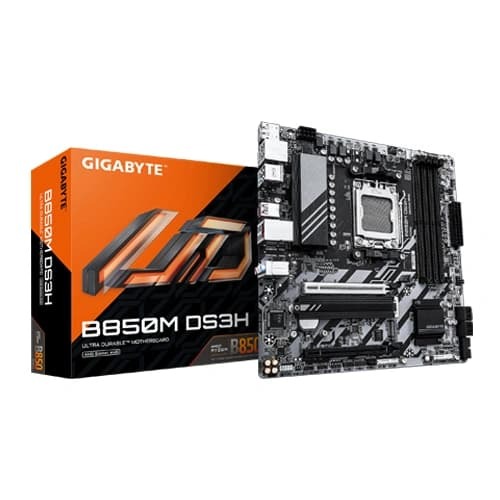GIGABYTE B850M DS3H Motherboard – AM5 | DDR5 | PCIe 5.0 | Micro-ATX