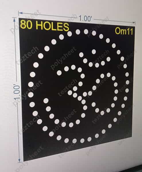OM11 OM 1X1 FEET 80HOLES