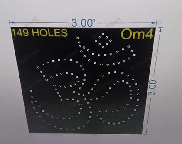 OM4 OM 3X3 FEET149 HOLES