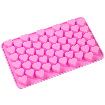 Silicon Mold Small Heart 55 Cavity Silicon Mold Small Heart 55 Cavity