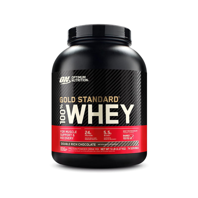 Optimum Nutrition (ON) Gold Standard 100% Whey Protein Powder 5 lb (+10% Extra), 2.5 kg (Vanilla Ice Cream)
