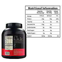 Optimum Nutrition (ON) Gold Standard 100% Whey Protein Powder 5 lb (+10% Extra), 2.5 kg (Vanilla Ice Cream)