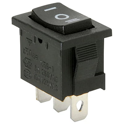 Rocker Switch 4A 3-Way ON-OFF-ON Panel Mount Rocker Switch 4A 3-Way ON-OFF-ON Panel Mount