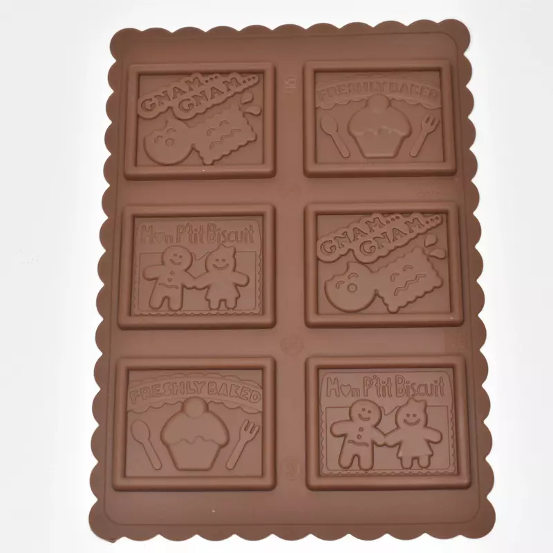 Chocolate Bar mould 6 cavity