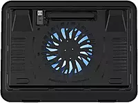 Techie One-Fan Laptop Cooling Pad – Adjustable Height & Quiet Fan